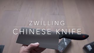 Zwilling Life Chinese chefs knife [upl. by Alyos560]