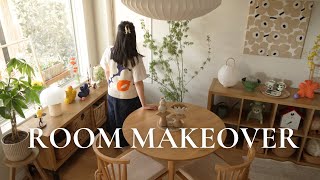 Room Makeover  Cozy Aesthetic Transformation  IKEA amp Marimekko  Pinterest Inspired [upl. by Ahsiam935]