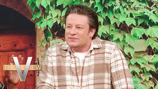 Jamie Oliver Shares Healthy and Delicious 5Ingredient Recipes from His Latest Cookbook  The View [upl. by Aztinay]