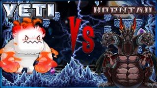 Yeti versus Chaos Horntail in Maplestory [upl. by Shig]