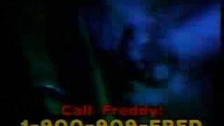 Freddy Krueger call in line commercial [upl. by Foah]