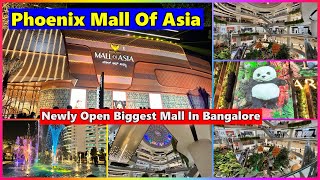 New Mall of Asia Bangalore Newly Opened biggest Phoenix mall in Bangalore Week End Shopping [upl. by Enelrahs966]