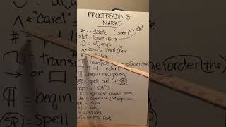 Proofreading Marks [upl. by Ani592]