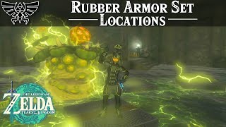 The Rubber Armor Set Locations  Zelda Tears of the Kingdom Guide [upl. by Ecilahc]