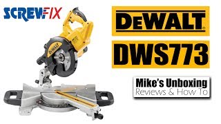 Dewalt DWS773 Unboxing Struggle amp First Look  Wish I Had The DWS774 [upl. by Lednem187]