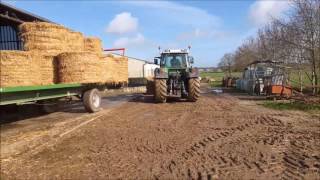 Transport de paille fendt 412 [upl. by Still691]