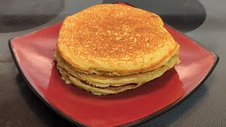 Pancakes de Harina De Coco Faciles y Saludables Paso a Paso [upl. by Wilkey]