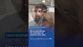 PDI realiza allanamiento en oficina del diputado Joaquín Lavin Leon [upl. by Aelaza]