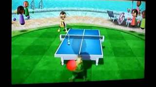 Wii Sports Resort  Table tennis Tie game 2020 [upl. by Corabella255]