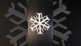 How to make easy paper snowflake shorts snowflakes part 62craft creative art yt papercrafts [upl. by Annatsirhc966]