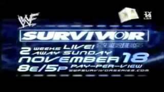 WWF Survivor Series 2001 Commercial 2 [upl. by Hinch]