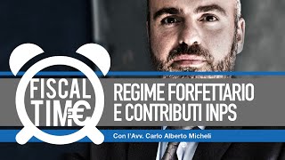 Regime Forfettario e Contributi Inps  Riduzione e Deduzione [upl. by Einnep]