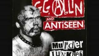 GG Allin amp Antiseen  I Hate People [upl. by Bomke]