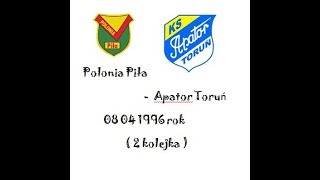 Polonia Piła  Apator Toruń 08 04 1996 rok  2 kolejka [upl. by Tik]