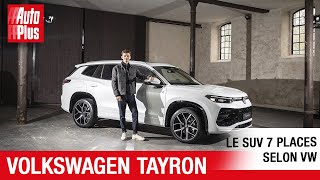 Volkswagen Tayron 2024  ne l’appelez plus Tiguan Allspace appelez le Tayron [upl. by Gerti]