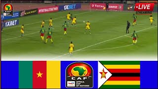 🔴LIVE  Cameroon vs Zimbabwe • Live Stream AFCON Qualifiers202425 Today Full Match Analysis [upl. by Yrocej]