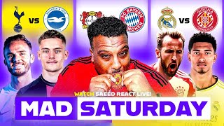 SAEED TV LIVE BAYER LEVERKUSEN VS BAYERN MUNCH  REAL MADRID VS GIRON  TOTTENHAM VS BRIGTON [upl. by Thomasine42]