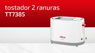 Tostador de 2 ranuras Ufesa TT7385 [upl. by Olatha]