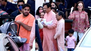 Isha Ambani amp Her Newborn Twins Receive GRAND Welcome by Mukesh Nita Akash amp Anant Ambani [upl. by Malony]