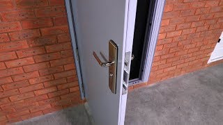 Lathams Steel Doors  Panic Escape Function Hooply [upl. by Nauqet593]