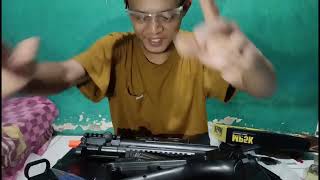 UNBOXING MAINAN water gel bl4ster MP5K  murah harga cuma 500 ribuan [upl. by Heall]