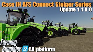 Case IH AFS Connect Steiger Series  FS22 UPDATE for all platforms [upl. by Nyleve]