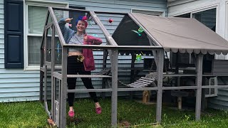 Building a Catio for my Cats 🤯🐈 [upl. by Aldon]