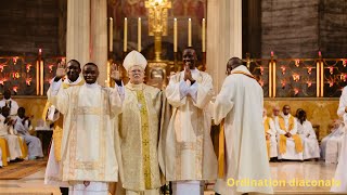 Ordination diaconale de Vignion et Prince en direct de léglise Saint Esprit à Paris [upl. by Jennings]