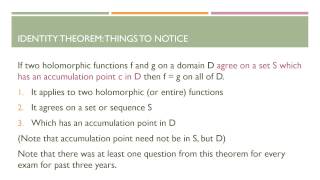 Identity Theorem and Schwarz Lemma [upl. by Carnes778]