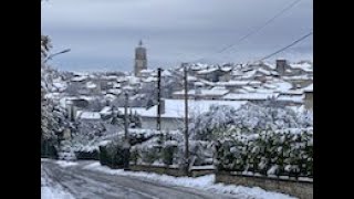 Les images de la neige à Manosque Volx et SainteTulle [upl. by Harrak]