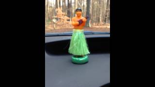 Wiggling Hula Guy Boy Doll Dashboard Bobble Head Nodding [upl. by Ydnor]