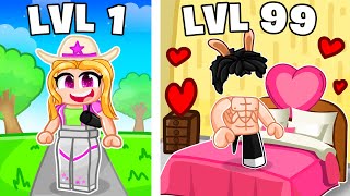 LEVEL 1 ONLINE DATER VS LEVEL 100 Brookhaven RP [upl. by Alym]