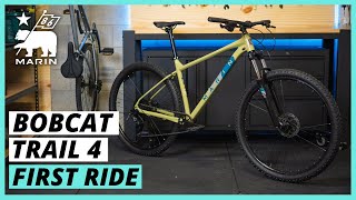 2022 Marin Bobcat Trail 4  Best Value Hardtail MTB First Ride Review [upl. by Malissa]