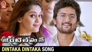 Nani Gentleman Movie Songs  Dintaka Dintaka Song Trailer  Nani  Surabhi  Nivetha Thomas [upl. by Llij]