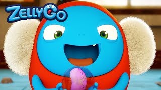 ZellyGo  Jellybean in the Ice  HD Full Episodes  Funny Videos For Kids  Videos For Kids [upl. by Aiuqat]