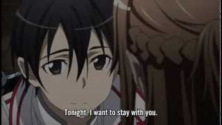 Kirito amp Asuna Kissing Scene Episode 10 [upl. by Attolrahc]