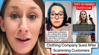 Clothing Company Sued After TikTokers Expose Scam [upl. by Nidnerb]