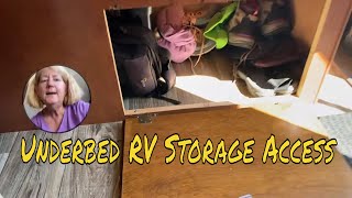 Easier Access to RV Underbed Storage [upl. by Alesig739]