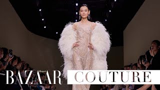 Best of the haute couture fashion shows autumnwinter 2024  Bazaar UK [upl. by Hooker]