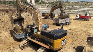 Excavators Heavy Transports And Bulldozers In Action  Mega Machines Movie  4K [upl. by Aes]