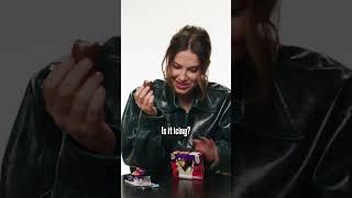 Millie Bobby Brown rates British chocolate over US [upl. by Nehr531]