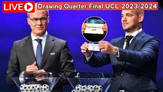 🔴 Live Drawing Quarter Final UEFA Champions League Season 20232024 [upl. by Ostap443]