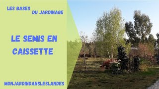 Les bases du jardinage  Le semis en caissette  Monjardindansleslandes [upl. by Melinda]