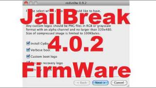 How to JailBreak 402 on iPhone 3G amp iPod Touch 2G Non Mc  RedSn0w [upl. by Blakelee614]