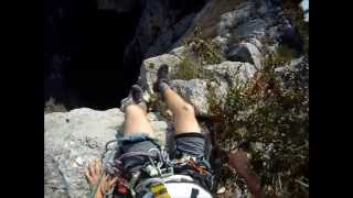 Mon 1er saut pendulaire dans les gorges du Verdon [upl. by Enileqcaj668]