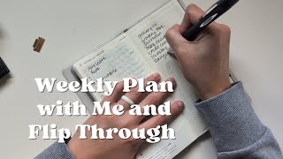 weekly plan with me  hobonichi weeks  minimal planner  minimalist planner  Nicole makes plans [upl. by Llibyc]