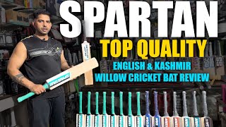 SPARTAN Top Quality English amp Kashmir Willow Cricket Bats Review  CONTACT US  9991957070 [upl. by Yalhsa468]