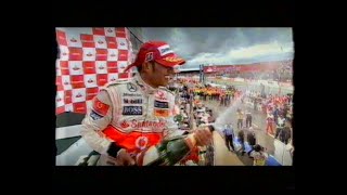 British Grand Prix 2008 Montage Lewis Hamilton Wins ITV F1 Archive [upl. by Dobson]