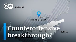 Ukraine says it has decisively breached Russian line near Zaporizhzhia  DW News [upl. by Elisha]