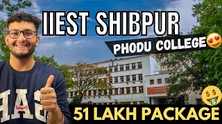 IIEST Shibpur College Review🔥 A to Z Details🔥 Campus Tour  Placement  Hostel  Fees  Cutoff [upl. by Ajad]